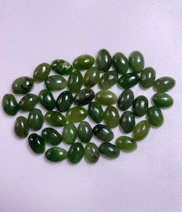 Listo para enviar calidad consistente 6x8mm nefrita Jade cabujones ovalados a granel al por mayor de la tienda en línea Etsy eBay Drop Shipping - Product Image 1