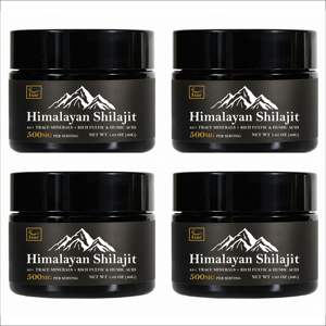 Résine de Shilajit de l'Himalaya séchée au soleil, pure et biologique, pour hommes et femmes, Shilajit naturel avec 87% d'acide fulvique d'Inde - Product Image 2
