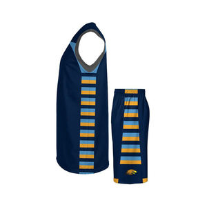 Uniforme de Baloncesto con Estampado, Malla Transpirable, Control de Humedad, Antibacteriano, Secado Rápido, Jersey y Pantalones Cortos Reversibles, Proveedor OEM - Product Image 3