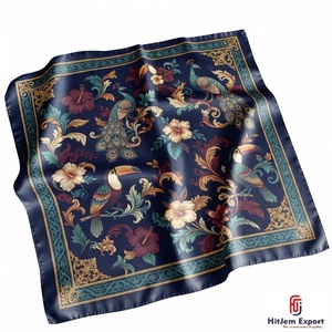 Élégant foulard carré pour femme en tissu doux et léger, accessoires de mode stylés, faible MOQ, approvisionnement en gros, fabricant OEM ODM - Product Image 5
