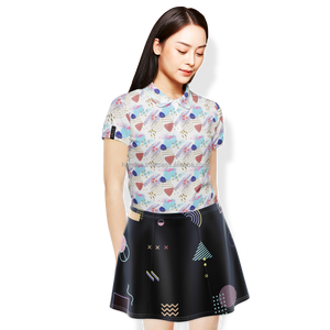 Conjuntos de falda de golf para mujer OEM con precio directo de fábrica con logotipo personalizado bordado estampado de punto patrón 4 R32 faldas laterales - Product Image 3