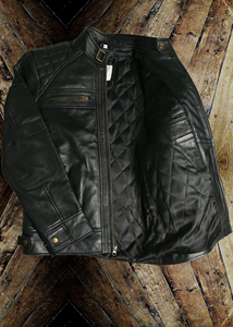 Veste en cuir d'agneau véritable de haute qualité pour hommes, style pakistanais, très vendue, avec décoration en fourrure, personnalisable, imperméable, grandes tailles, collection printemps - Product Image 6
