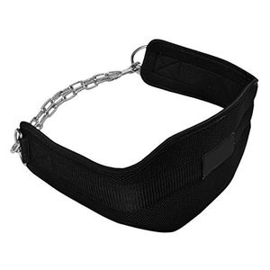 Ceinture de musculation robuste avec chaîne en acier pour tractions, dips, kettlebells, barres, fitness, musculation et entraînements en salle de sport - Product Image 3