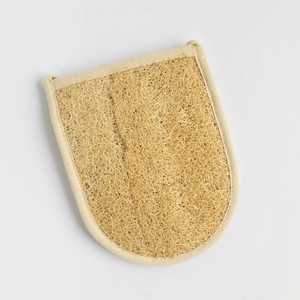 Gants de gommage en luffa naturel biodégradable et écologique pour le bain - Product Image 5