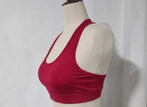 Soutien-gorge de sport personnalisé imprimé par sublimation, à fort impact, respirant, en polyester et élasthanne, idéal pour la gym et l'entraînement - Product Image 3