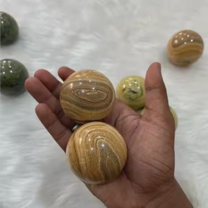 Nouvelle Arrivée : Sphère de Cristal de Jaspe Sculptée, Pierre Naturelle Polie, Boules de Pierres Précieuses pour la Guérison, Artisanat en Pierres Semi-Précieuses pour la Maison - Product Image 5
