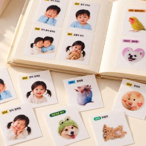 สติกเกอร์สะสมขนาด 30x40 มม. ลายการ์ตูน K-pop ตัวละครอนิเมะ ของที่ระลึกสำหรับแฟนคลับ ผิวเรียบเงา บรรจุแยกชิ้น ผลิตในเกาหลี - Product Image 3