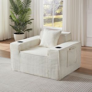 Divano Moderno Monoposto Senza Struttura per Spazi Abitativi Compatti, Facile da Utilizzare per Appartamenti e Uffici - Product Image 4