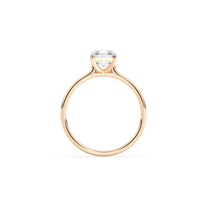 Bague solitaire REYES Fine Jewelry en or massif 14 carats avec diamant de laboratoire HPHT CVD certifié IGI, cadeau d'anniversaire parfait pour femme - Product Image 4