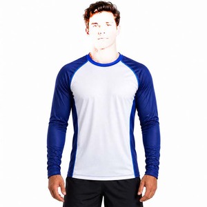 Camisa de Pesca de Manga Larga para Hombre con Bloques de Color, Protección UPF 50, Secado Rápido, Poliéster, Cuello Redondo, Sublimación - Product Image 1