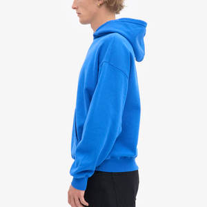 Sweat-shirts pour hommes en coton de haute qualité, logo personnalisé imprimé, sweat-shirts surdimensionnés à épaules tombantes, 400 grammes - Product Image 4