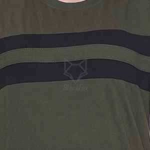 Camiseta a Rayas de Manga Corta con Cuello Redondo para Mujer BlackFox, Corte Regular, Algodón Jersey, Informal, para Todas las Temporadas - Product Image 6