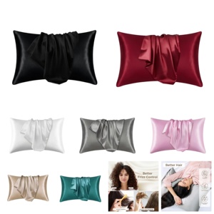 Fodera per cuscino morbida e liscia, colore delicato, tocco confortevole, decorazione premium per la casa per un sonno accogliente, eleganza semplice, migliora il tuo spazio notturno - Product Image 1