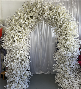 Arco de Boda Portátil de Aleación de Aluminio Reforzado, 7-8 pies de Altura, Estructura de Fondo para Ceremonias en Jardín Exterior, Decoración para Fiestas - Product Image 3