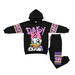 ซื้อเสื้อฮู้ดดี้ผู้หญิงสีม่วงอ่อน คุณภาพพรีเมียม ผลิตจากผ้าฝ้ายเกาหลีอย่างดี  แบบสวมหัว มีฮู้ดปกติ สำหรับฤดูหนาว - Product Image 3