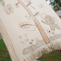 MIMI ORGANIC Usine Fourniture Directe Enfants Literie Housse de Couette Motif Personnalisé 100% Naturellement Coloré Fabriqué Au Viet Nam