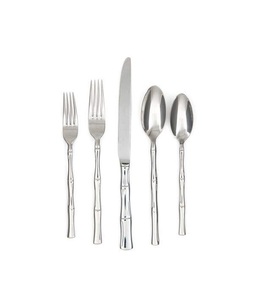 Meilleures ventes - Ensemble de couverts modernes de luxe en or mat - Couverts en acier inoxydable - 5 pièces - Product Image 2