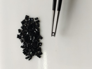 Spinelle noire naturelle 3x2MM taille baguette, pierre lâche de qualité supérieure pour la fabrication de bijoux - Product Image 3