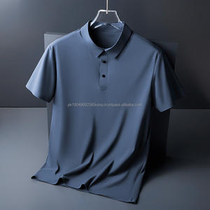 Camiseta Polo Multicolor sin Costuras para Hombre, Diseño Personalizado con Logotipo Bordado e Impreso, Camiseta de Punto de Manga Corta y Corte Ajustado - Product Image 2