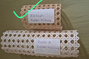 Rollo de Mimbre Estampado de Dos Colores Directo de Fábrica, Material Decorativo para Diseño de Interiores, Suministro al por Mayor - Product Image 1