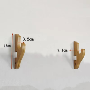 Support <span class=keywords><strong>mural</strong></span> réglable en bois pour l'épée, support de présentation pour épée japonaise, samouraï, <span class=keywords><strong>katana</strong></span>, wakizashi, tanto, crochet de suspension, support de rangement - Product Image 4