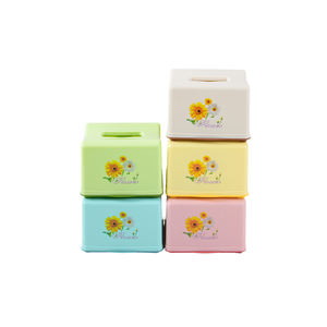 Boîte à mouchoirs moderne en plastique sans BPA à ressort écologique Durable distribution facile utilisation polyvalente étanche économiquement - Product Image 6