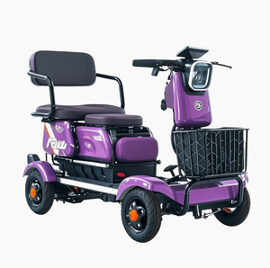 สกู๊ตเตอร์ไฟฟ้า 4 ล้อ รุ่นใหม่ C7 สำหรับผู้สูงอายุ - ระยะทางไกล 40 กม. พับได้ ใช้ในถนนได้ รับประกัน 3 ปี พร้อมที่จับพลาสติก - Product Image 1