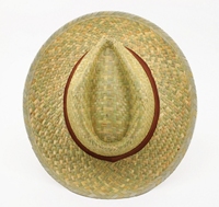 Chapeau de paille à large bord avec tissage durable et protection UPF, parfait pour les détaillants de plage et les distributeurs mondiaux