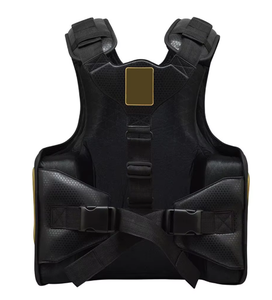 Protector de Pecho Deportivo PROFIT SPORTS de PU Dorado con Forro de Malla Negra, Diseño Duradero para Boxeo, Unisex - Product Image 3