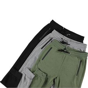 Pantalons de survêtement pour hommes, lot de 3, en toile, pour l'entraînement sportif, légers, écologiques, coupe-vent, chauds, décontractés, pour la détente - Product Image 3