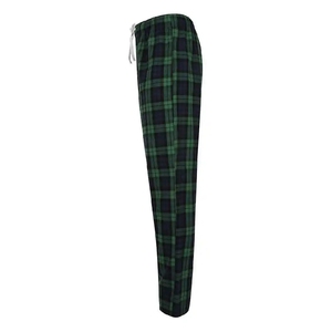 Pantalon en flanelle de qualité supérieure pour homme, fabriqué aux États-Unis, à carreaux, en coton doux, taille élastique, pour l'hiver, vêtements de détente - Product Image 3