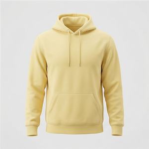 Custom Logo Blank <b>Oversized</b> High Quality 100% Cotton <b>Hoodies</b> Sets Hooded Heavyweight Pullover Casual Two Piece Men Tracksuits - Product Image 1