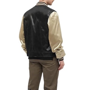 Wholesale New OEM Hot Selling Latest Custom Wool & Leather <b>Men's</b> College Letterman Varsity <b>Jackets</b> With Custom Design <b>Men</b> - Product Image 3