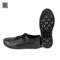 AP Star Safety Shoes <b>Black</b> Casual Waterproof PVC <b>Sneakers</b> - Product Image 4