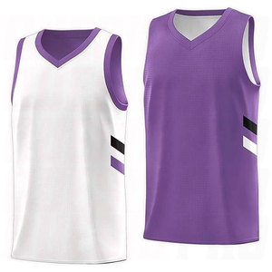 Maillots de basket-ball respirants et à séchage rapide de haute qualité, designs personnalisés, vêtements de sport en polyester, ensembles d'uniformes d'équipe, entraînements, matchs, jeux - Product Image 6