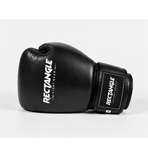 Customized Rectangle Boxing Sparring Gloves Cowhide Leather Breathable Non-Slip Full Finger Hook Loop Closure High Quality Best - Product Image 2