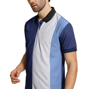T-shirt de golf décontracté pour homme, impression numérique intégrale, broderie personnalisée du logo, matière polyester/coton, livraison rapide depuis le Pakistan - Product Image 5