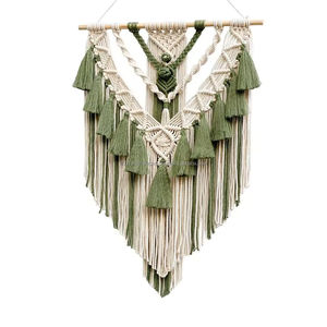 New Arrival Cheap Wholesale Natural <b>Macrame</b> Wall Hanging Plant Hanger DIY Kits and Home <b>Art</b> Crafts with 100% Cotton Thread - Product Image 1