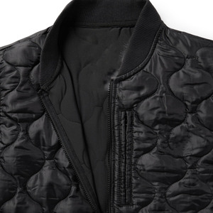 Men's Vintage <b>Quilted</b> Gilet <b>Quilted</b> Stand Collar Zipper Button Down Insulated Waistcoat with Pockets for Fall <b>Winter</b> Woobie Vest - Product Image 4