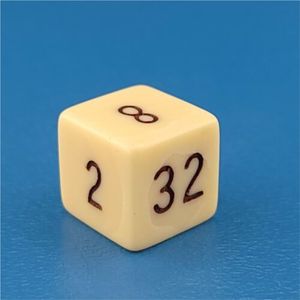 Custom Marble Resin <b>Backgammon</b> Doubling Cube 6 Sided Large Engraved Number Dice <b>Board</b> Game Accessories Resin Doubling Cubes - Product Image 4