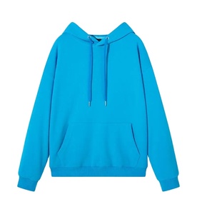 <b>Men's</b> <b>Red</b> Hooded <b>Sweatshirt</b> Regular Fit Casual Autumn Wear Knitted Fabric Pocket Design Solid Color - Product Image 2