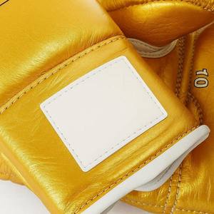 Guantes de Boxeo de Primera Calidad Hechos a Medida con Cordones Dorados para Competencia, Guantes de Sparring 100% Cuero Original, Crea Tu Propia Marca - Product Image 5