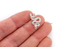 2025 Trending Unique 10K <b>Solid</b> <b>Gold</b> Moissanite Custom Attacking Snake Hip Hop Animal Jewelry Fine <b>Pendant</b> Trendy Unisex - Product Image 2