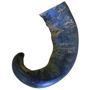 Nock de Cuerno de Búfalo Natural Hecho a Mano, Pulido, Tamaño Pequeño, Color Natural, en Venta - Product Image 1
