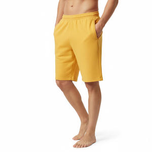 Pantalones Cortos de Forro Polar para Hombre, Ropa Deportiva Informal, para Gimnasio, Entrenamiento Atlético, Suaves, 100% Algodón, Ropa de Calle de Verano, Pantalones Deportivos Sólidos - Product Image 3