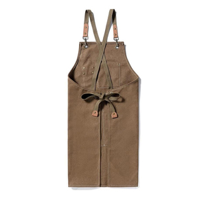 Delantal Unisex de Cuero Genuino HARAZ INTERNATIONAL con Cuello Ajustable, Transpirable, de Secado Rápido, con Impresión por Transferencia de Calor y Fusión sin Costuras - Product Image 1