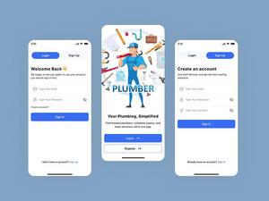 แอปพลิเคชันมือถือบริการช่างประปา RoyalCraft สำหรับ Android และ iOS พร้อมการจองฉุกเฉิน แจ้งเตือนแบบเรียลไทม์ และติดตามช่าง - Product Image 3