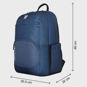 กระเป๋าเป้สะพายหลังสำหรับใส่แล็ปท็อป Arctic Fox Touch Dark Denim พร้อมพอร์ต USB  วัสดุโพลีเอสเตอร์ทนทาน ปิดด้วยซิป เหมาะสำหรับใช้ในสำนักงาน การเดินทาง และการใช้งานประจำวัน - Product Image 6