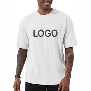 T-shirt en coton à manches courtes et col rond pour homme, couleur marron, avec logo imprimé sur le devant, style décontracté, coupe régulière, tricot jersey - Product Image 4