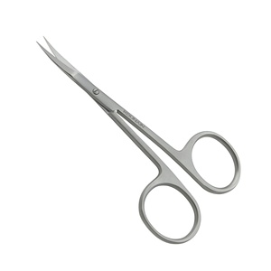 Tijeras de Manicura KOUNAIN de 9.5 cm Hechas a Mano con Hojas Curvas de Acero Inoxidable para Diestros, para Arte de Uñas, Cutículas y Cabello Facial - Product Image 6
